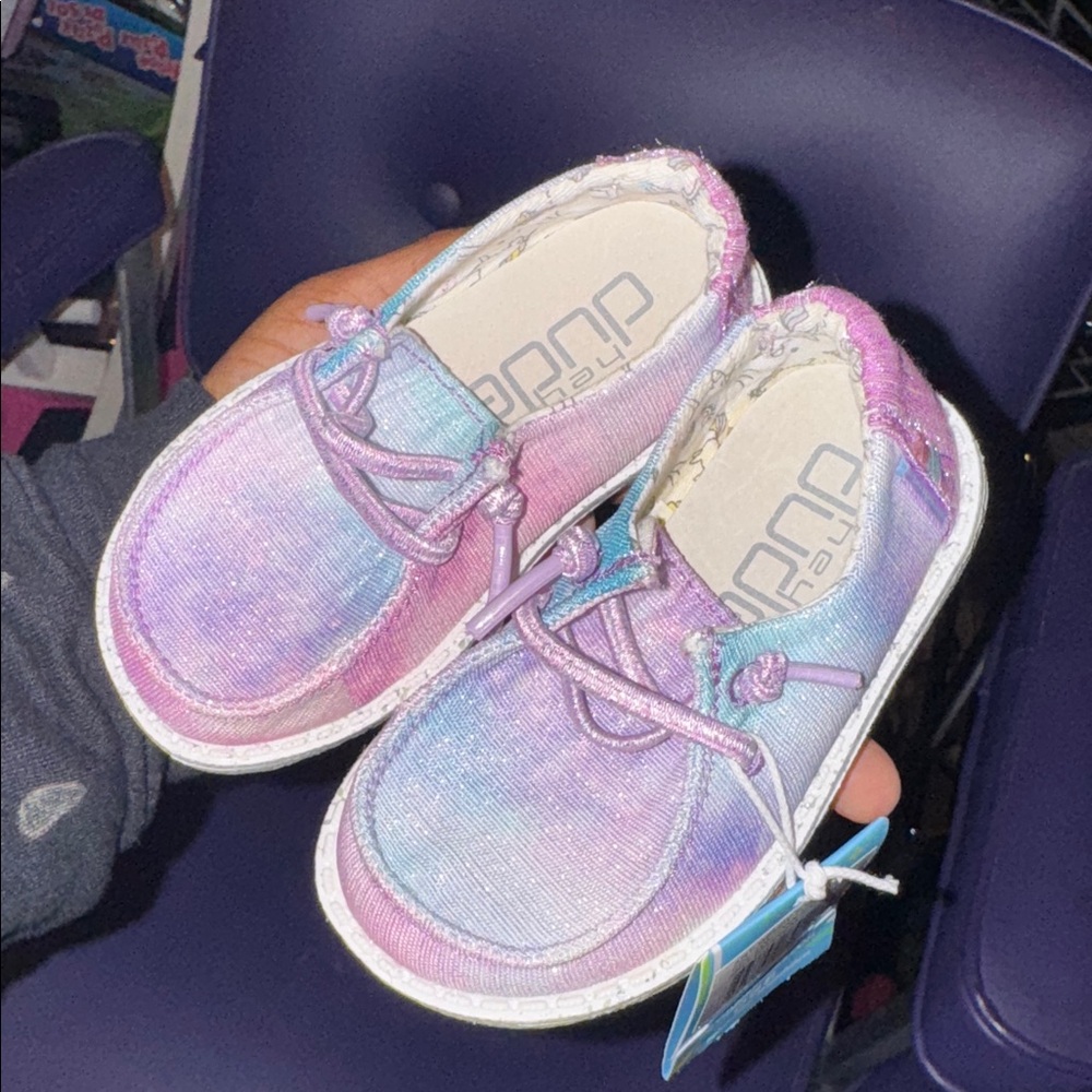 Colorful Tie-Dye Kids Shoes